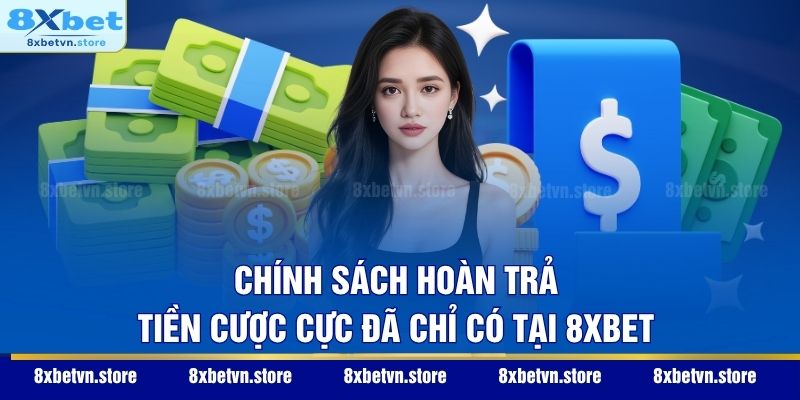 Chính sách hoàn trả tiền cược cực đã chỉ có tại 8XBET